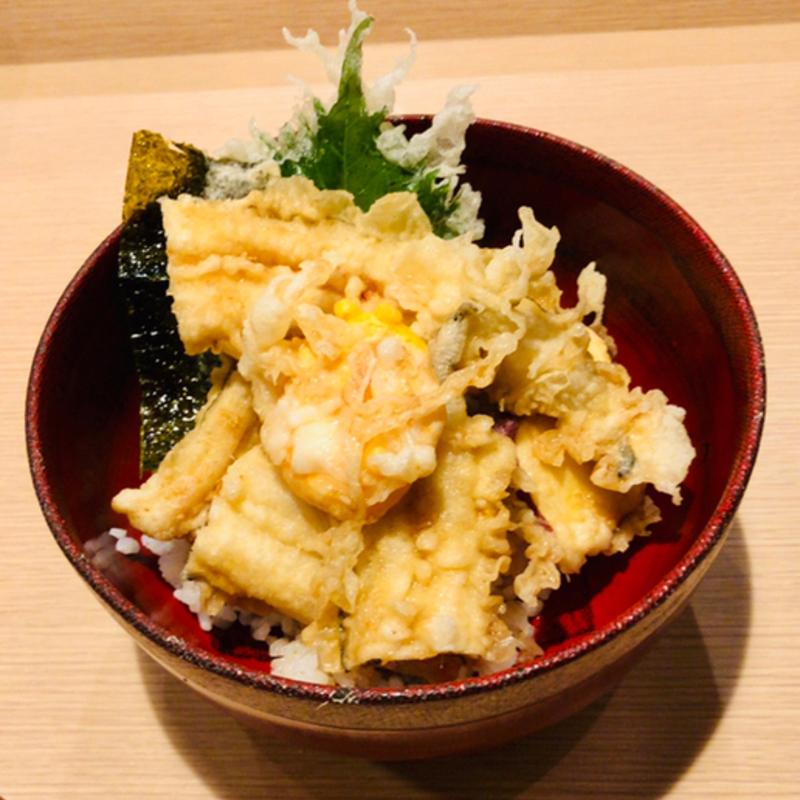 活穴子天丼(おばた)