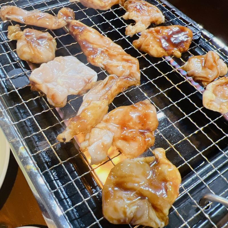 鶏肉3種盛り(松阪鶏焼き肉 ラヂオ食堂)