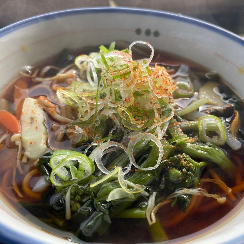 山菜そば(道の駅つちゆ )