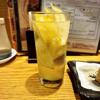 レモン氷サワー(おでん・自家製さつま揚げ 福島屋)