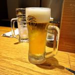 生ビール（中）(おでん・自家製さつま揚げ 福島屋)