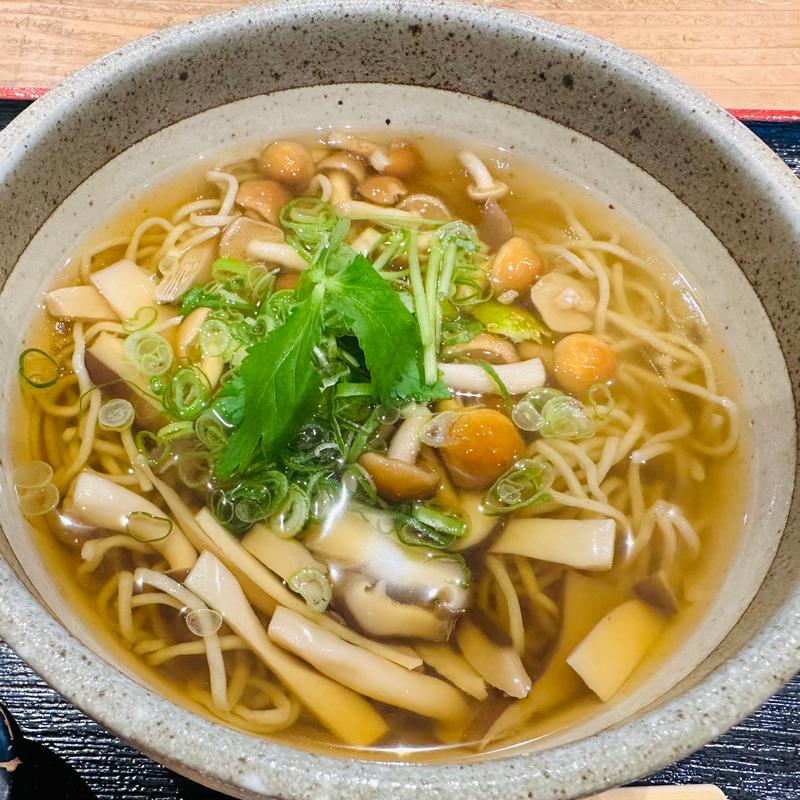 きのこそば(行仙 （ぎょうぜん）)