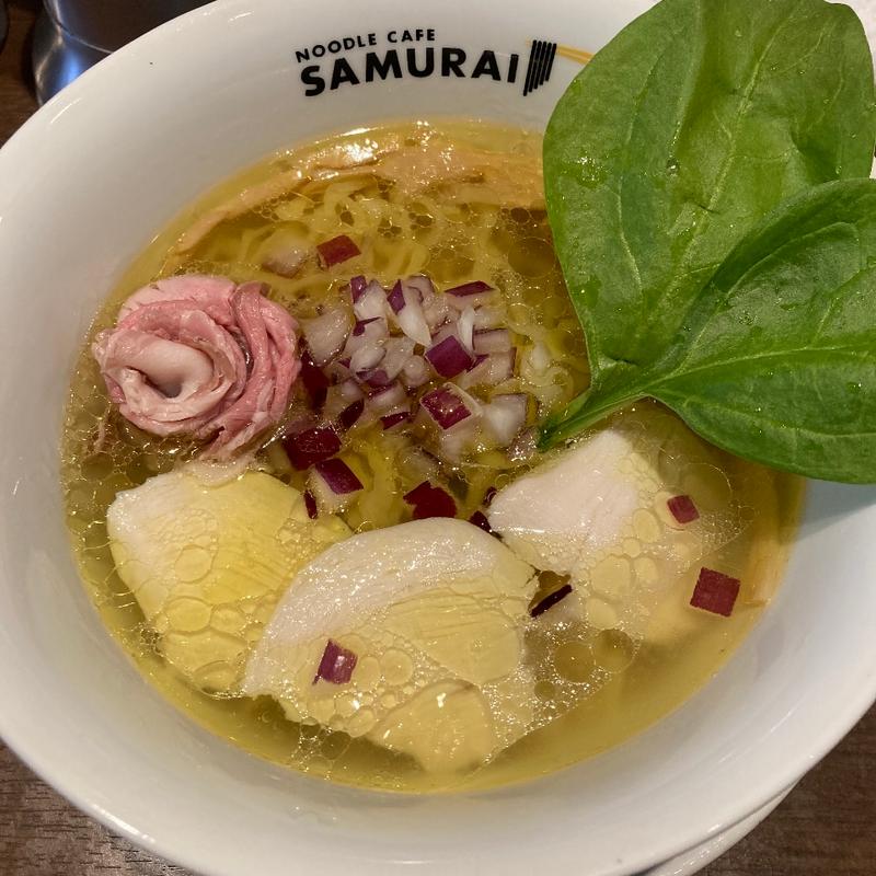 シャモロック塩そば(ヌードルカフェサムライ)