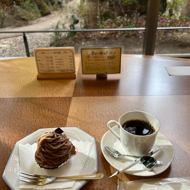 ケーキセット　ホット(ホテルニュー水戸屋 )