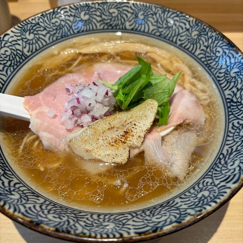 のど黒ラーメン(鴨と蟹 中華そば 燈)