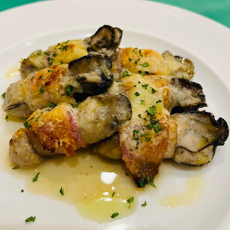 牡蠣のベーコン巻(グリルグランド grill GRAND)