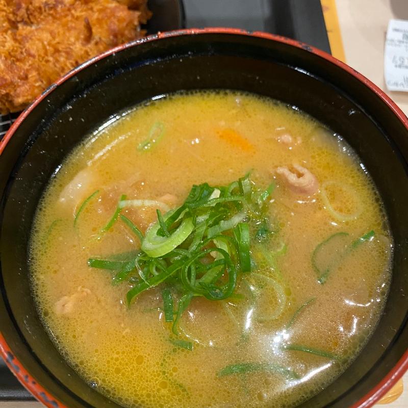 豚汁(松のや 久留米店)