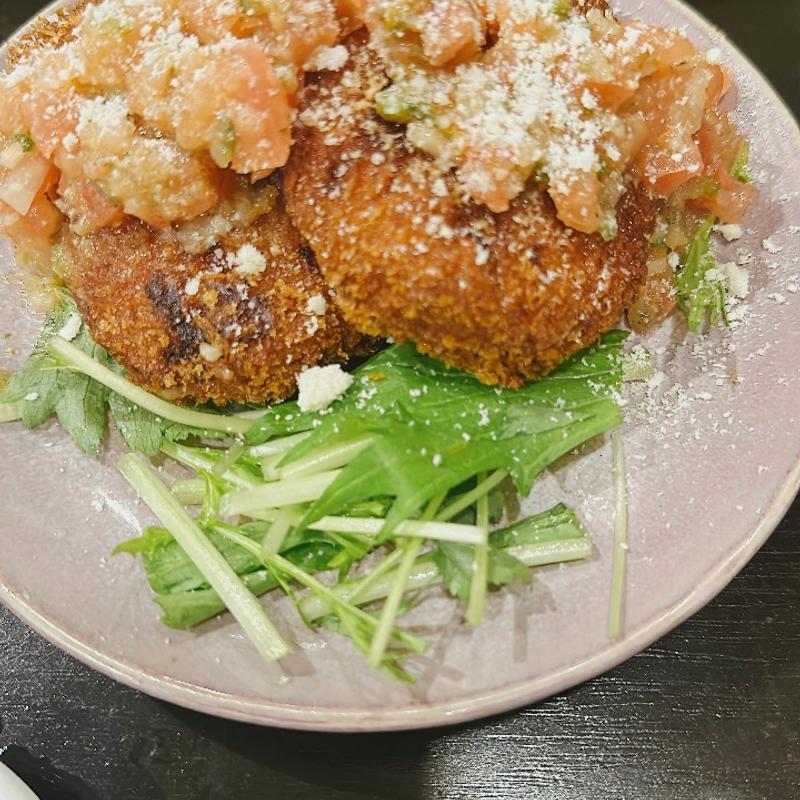 ジビエコロッケ(炭火串焼き 隠家)