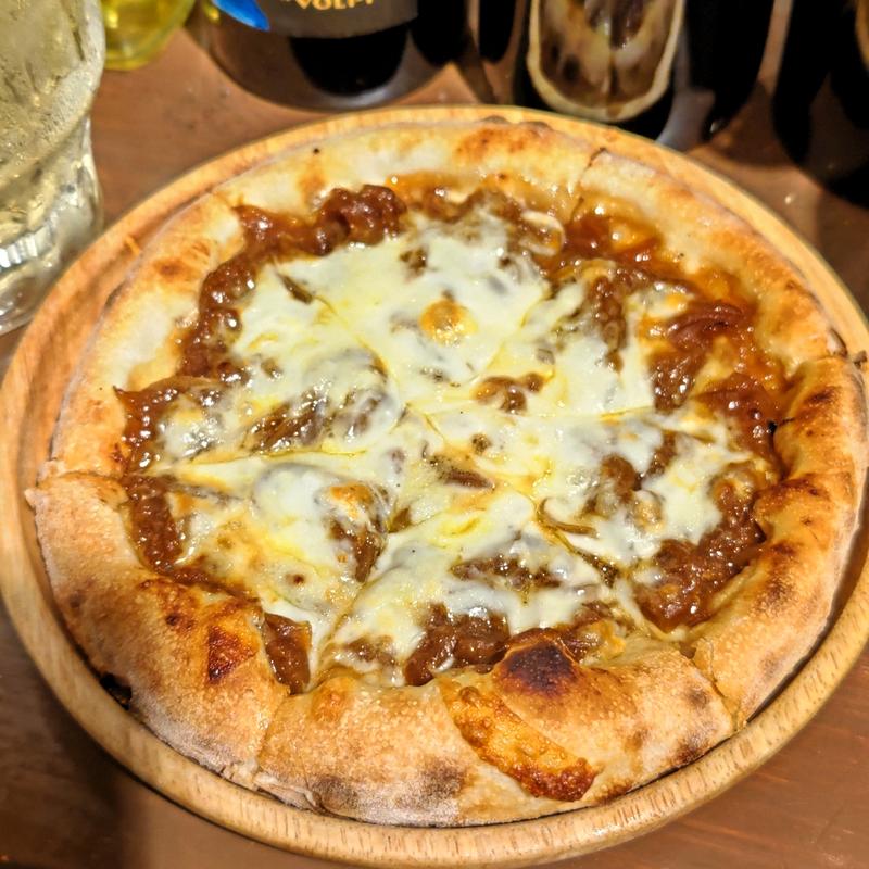 オニオングラタンピッツァ(Tempters beef skewers＋bar)