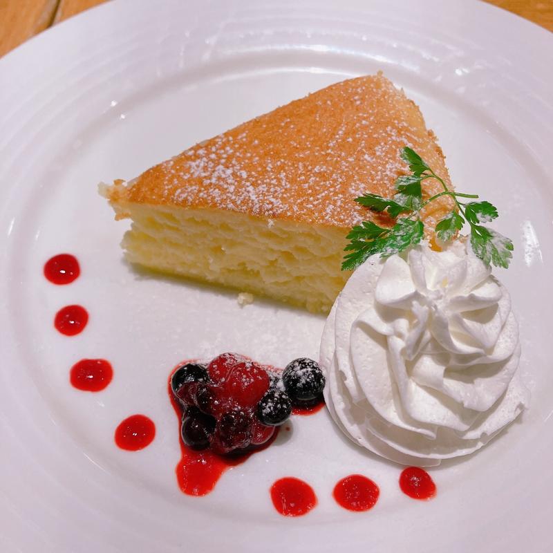 チーズスフレ(銀座洋食三笠會館 池袋パルコ店)