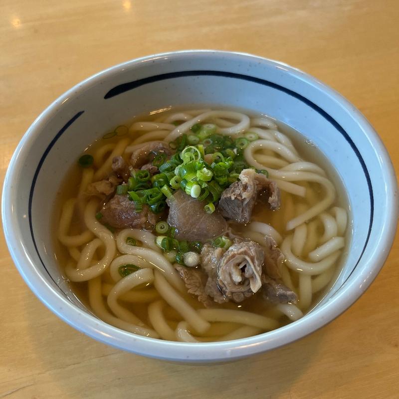牛すじうどん(道の駅　風の家 )