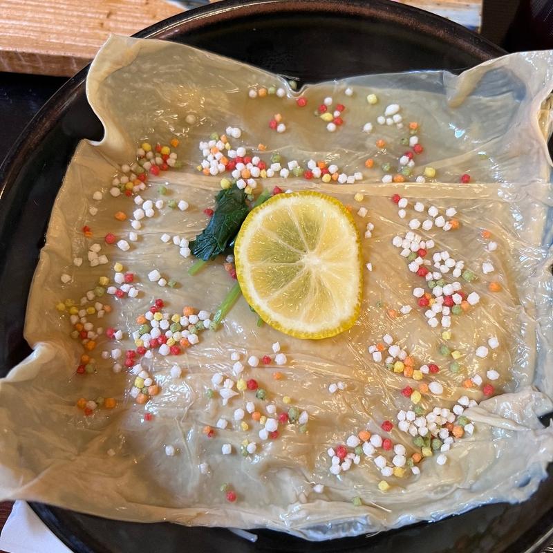 京湯葉のにゅうめん(ひろ文 （ひろぶん）)