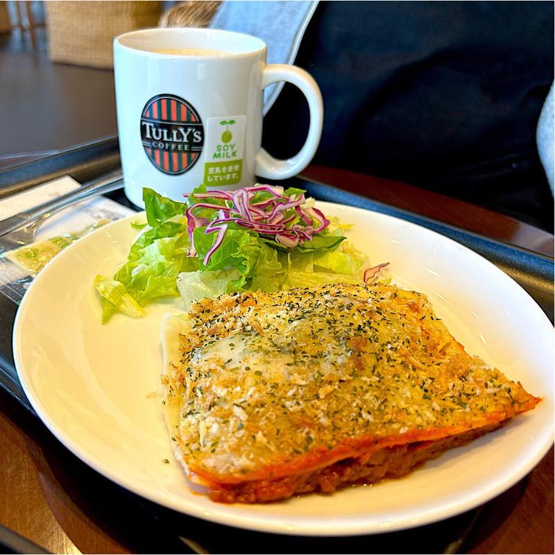 野菜仕立てのラザニアプレート セット(タリーズコーヒー 仙台富沢西店)