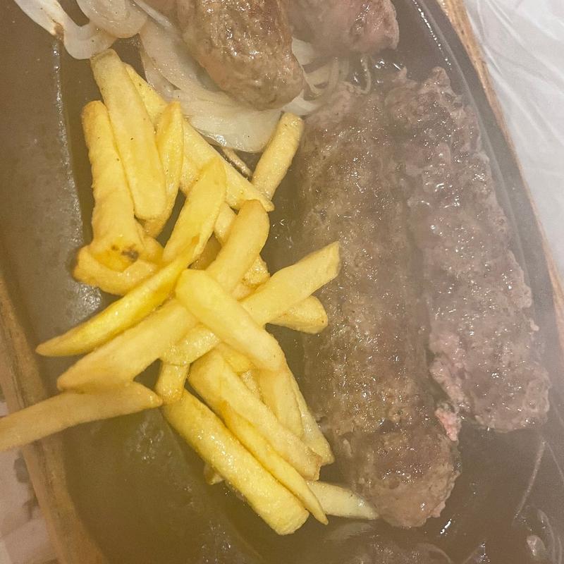 炭焼きジューシーがんこハンバーグ 炭焼きやわらかカットステーキ コンビセット(ブロンコ ビリー 東久留米店 （BRONCO BILLY）)