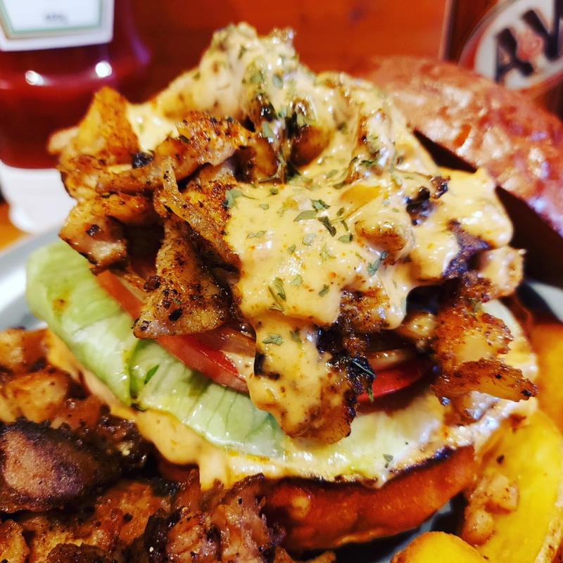 チキンケバブバーガー(あべのDining BUZZ)