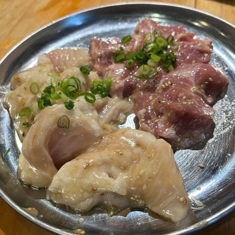 豚カシラ テッチャン塩(鶴橋ホルモン)