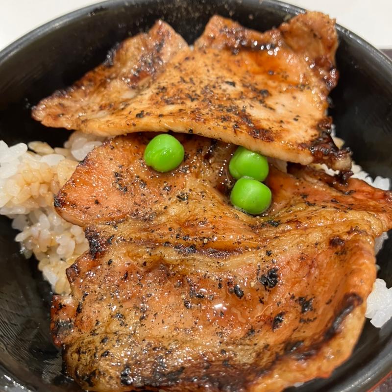 豚丼ハーフサイズ(豚丼のぶたはげ 札幌北広島店)