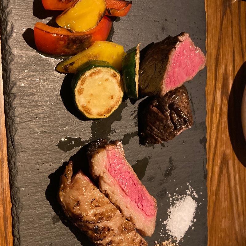 熟成肉盛り合わせ(中目黒グリル)