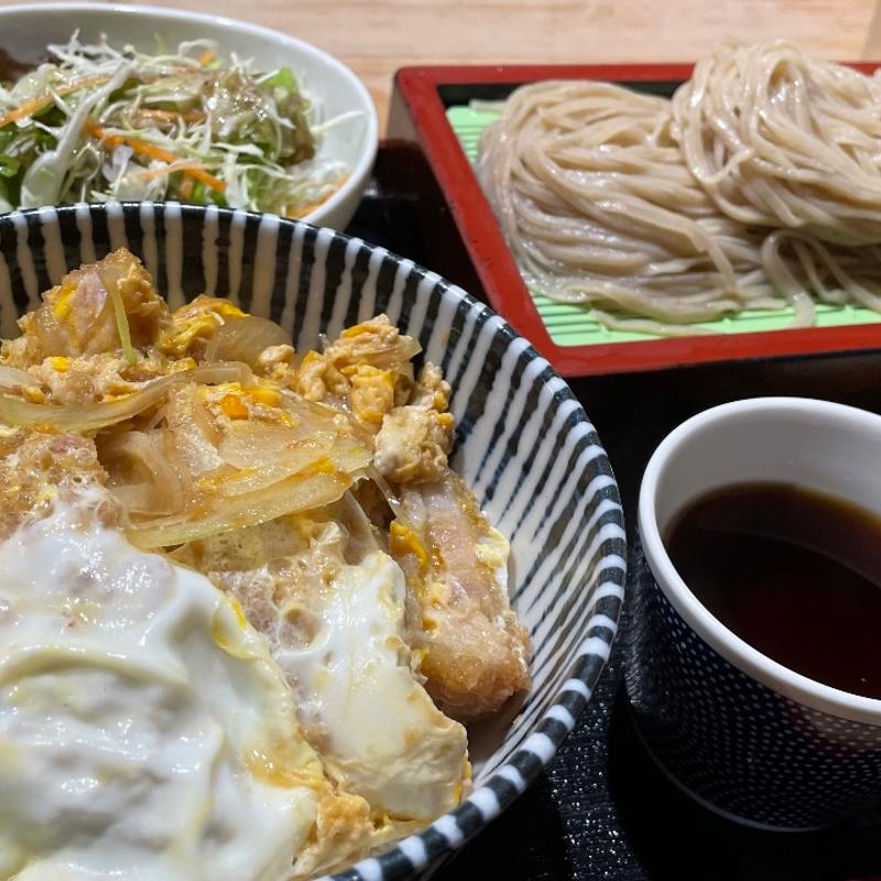 かつ丼セット(見晴屋)