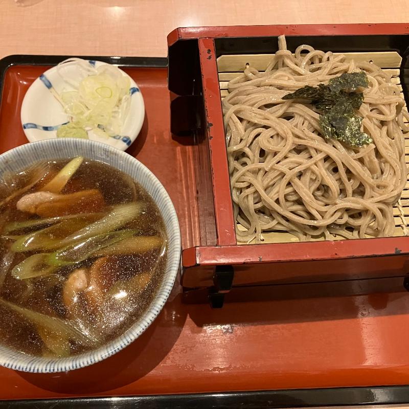 合鴨ざる(十割蕎麦 丸松(まるまつ) 国分町店)