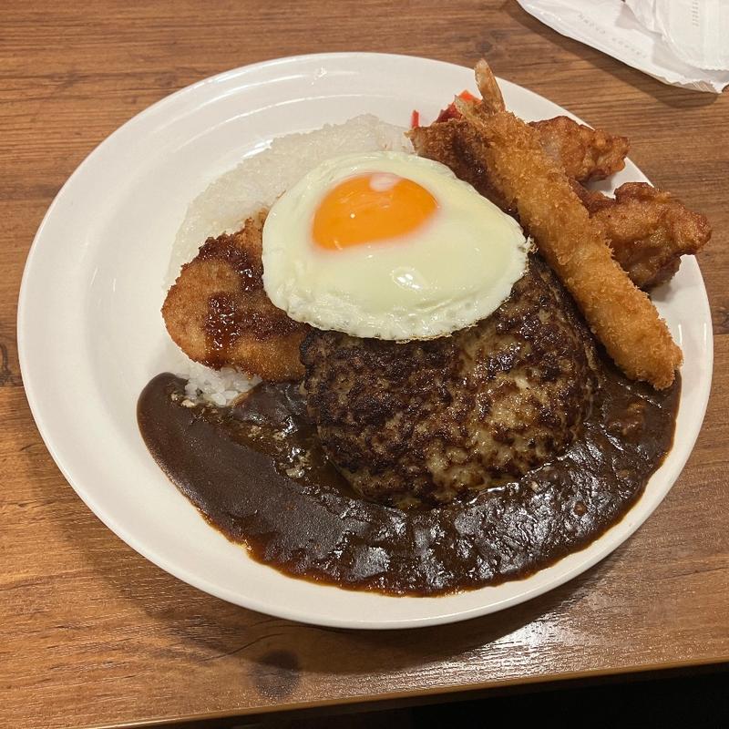 ガストブラックカレー本気盛り(ガスト仙台名掛丁店)