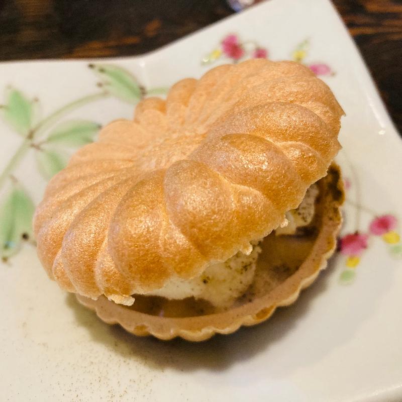 アイス最中_夢コース(魚炉裏庵 目からうろこ)