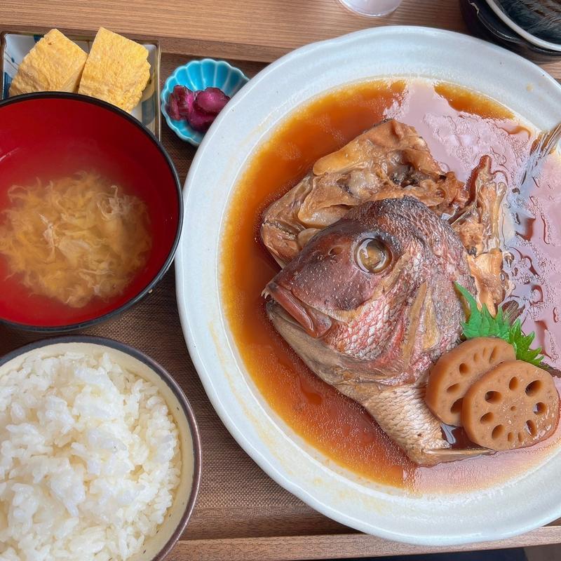 瀬戸の鯛あら炊き定食(渡り場通り食堂)