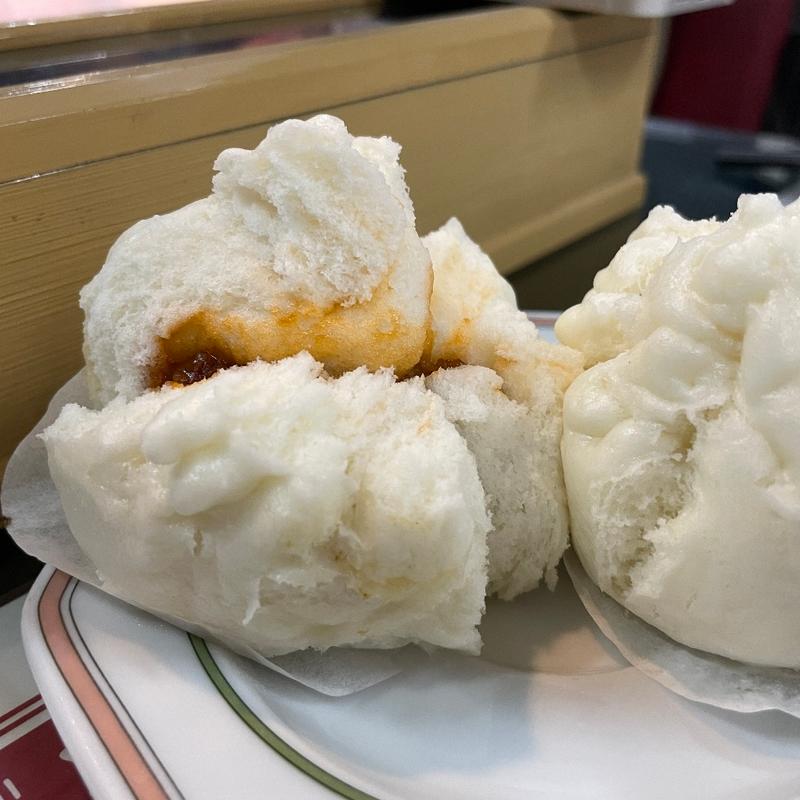 チャーシューまん(香港贊記茶餐廳飯田橋店(ホンコンチャンキチャチャンテン))