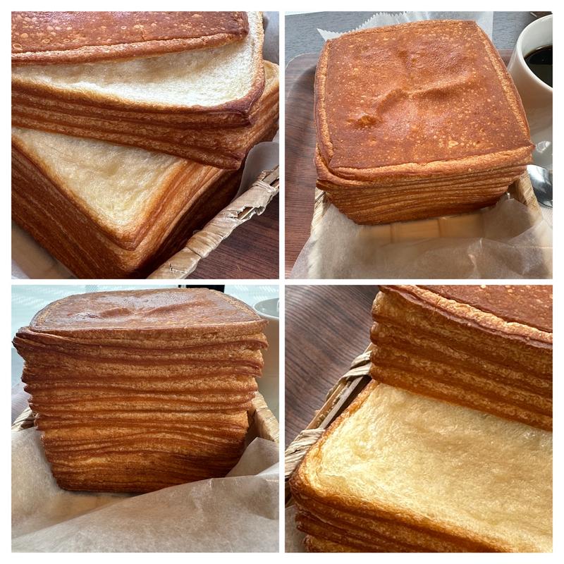 ミルフィーユブレッド➕コーヒー(ハースブラウン 南万騎が原)