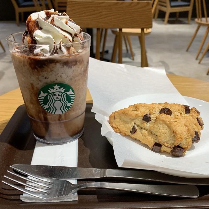 ダブルチョコフラペチーノ(スターバックスコーヒー TSUTAYA 馬事公苑店)