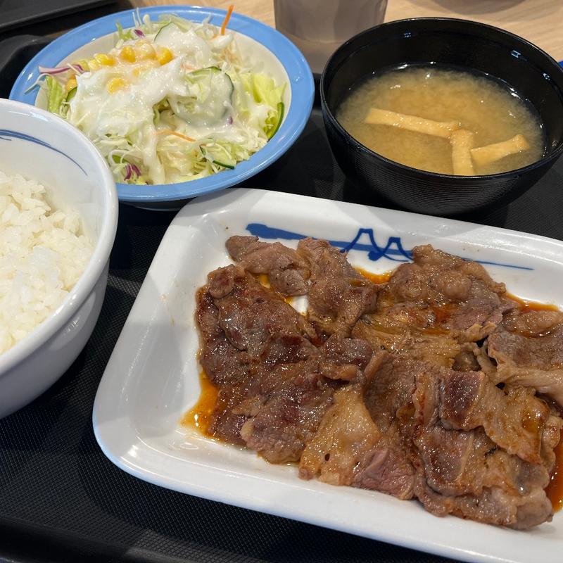 カルビ焼肉定食(松屋 西新宿店 )