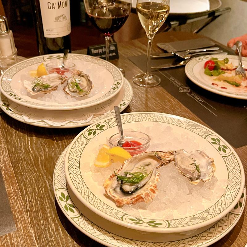 オイスターとシャンパンのセット(期間限定)(ロウリーズ・ザ・プライムリブ 東京 恵比寿ガーデンプレイス  )