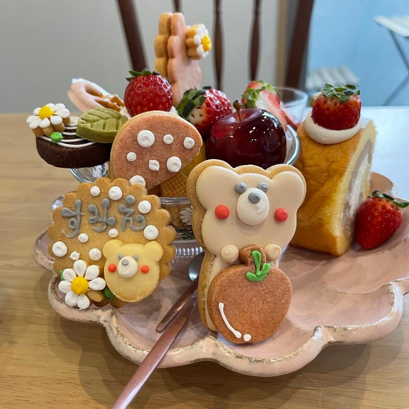 いちごとりんごのプレート(yumicafe)