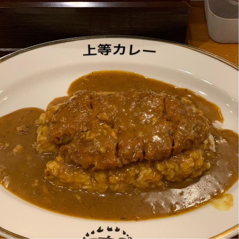 カツカレー(上等カレー JR神戸駅店)