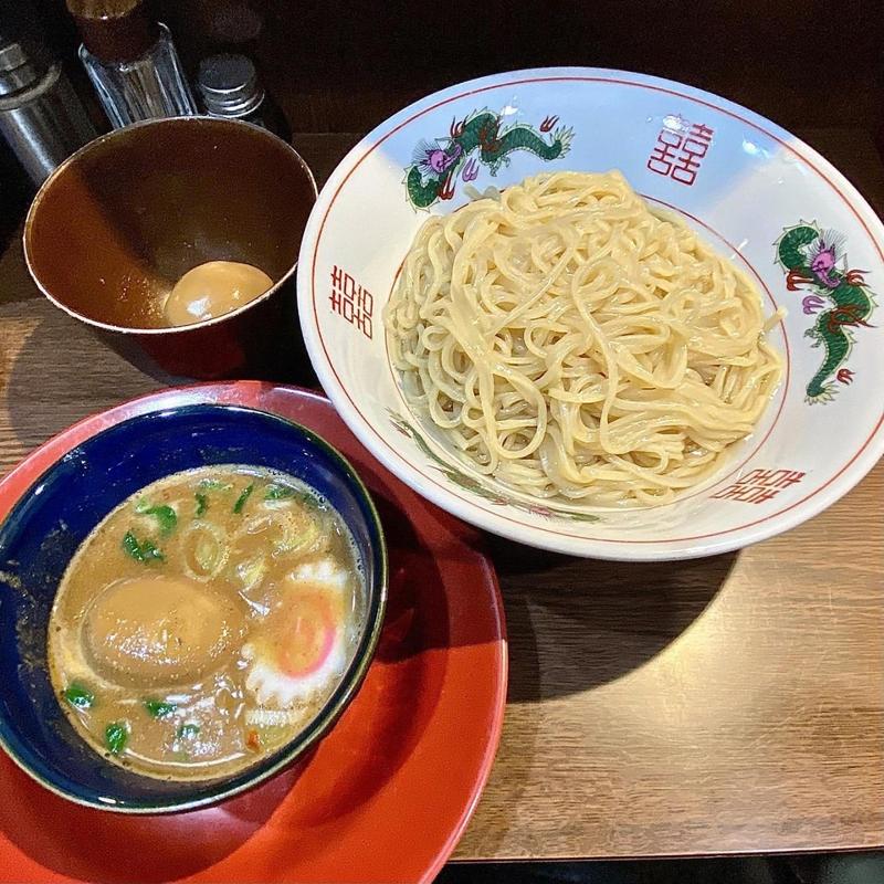 魚介豚骨昆布水つけ麺(中華そば 花京 天六本店)