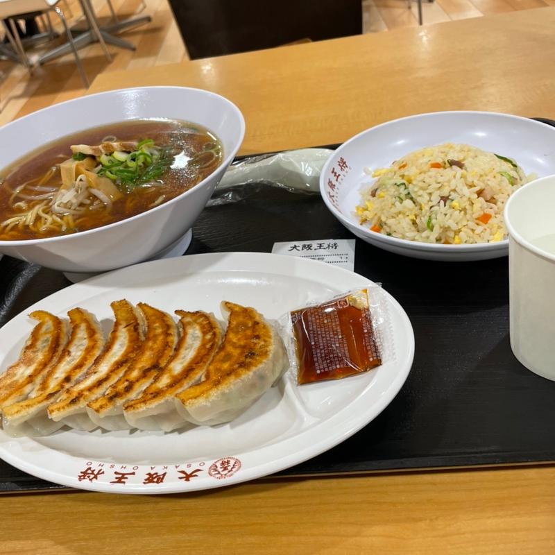 王将セット(大阪王将 神戸ハーバーランド店)