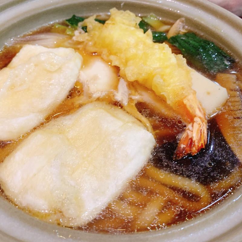 鍋焼きうどん(越後十日町 小嶋屋 本店 （えちごとおかまち こじまや）)
