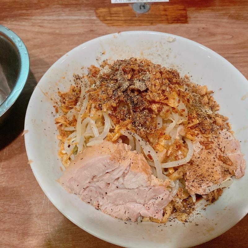 汁なしラーメン(ラーメン荘 歴史を刻め 新栄店)