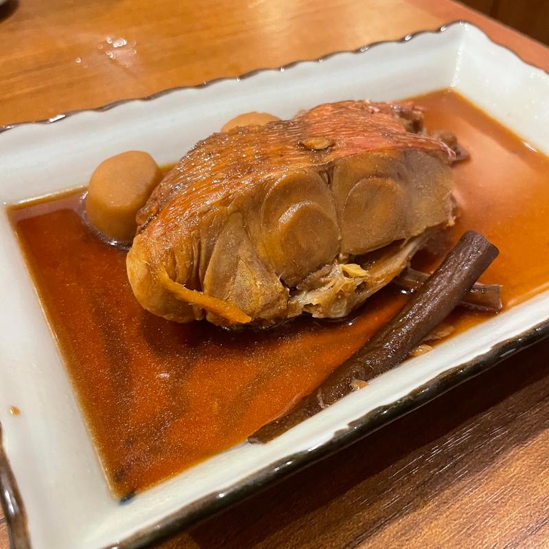 金目鯛の煮付け(回転さかなや鮨　魚忠 今池店 （うおちゅう）)