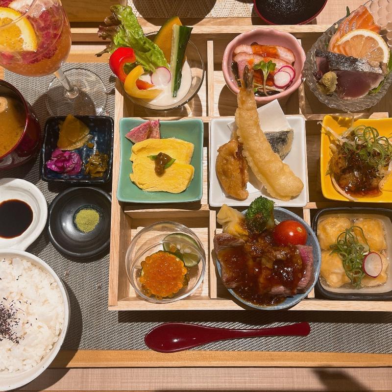 数量限定　9種の旬菜膳(手作り料理と博多水炊き 桜庵 岡山店 （てづくりりょうりとはかたみずたき さくらあん）)