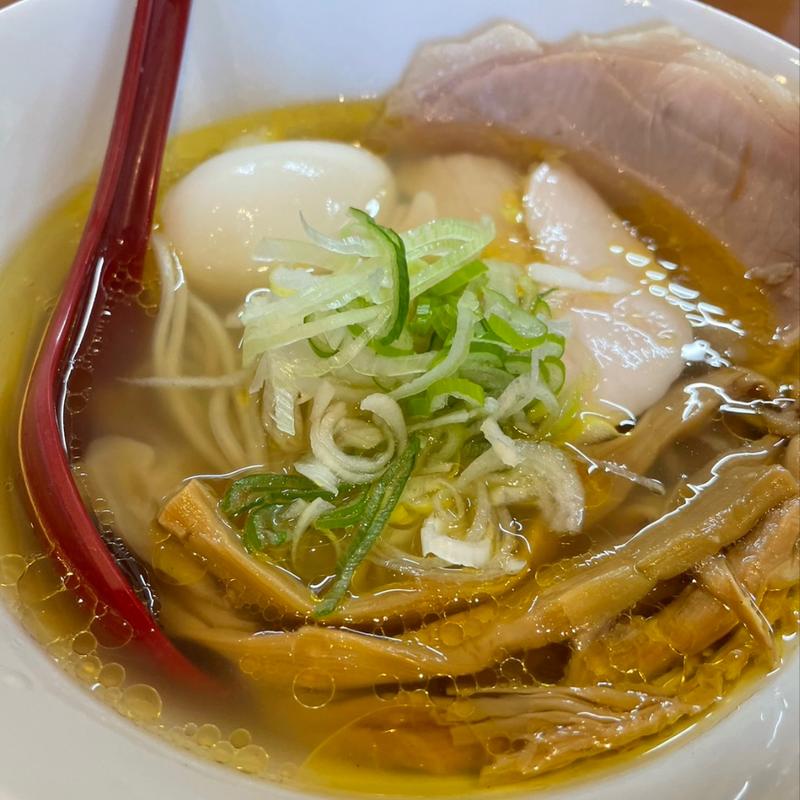 鶏清白鶏出汁塩らーめん(麺堂 稲葉)