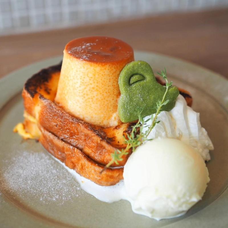 プリンチトースト(フルーツ喫茶 グリーンケトル)