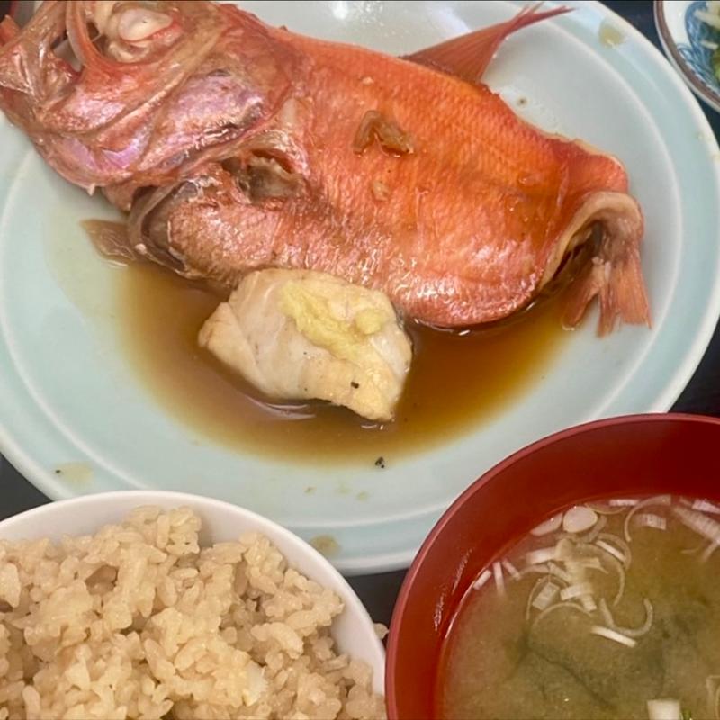 金目煮魚定食(漁火亭)