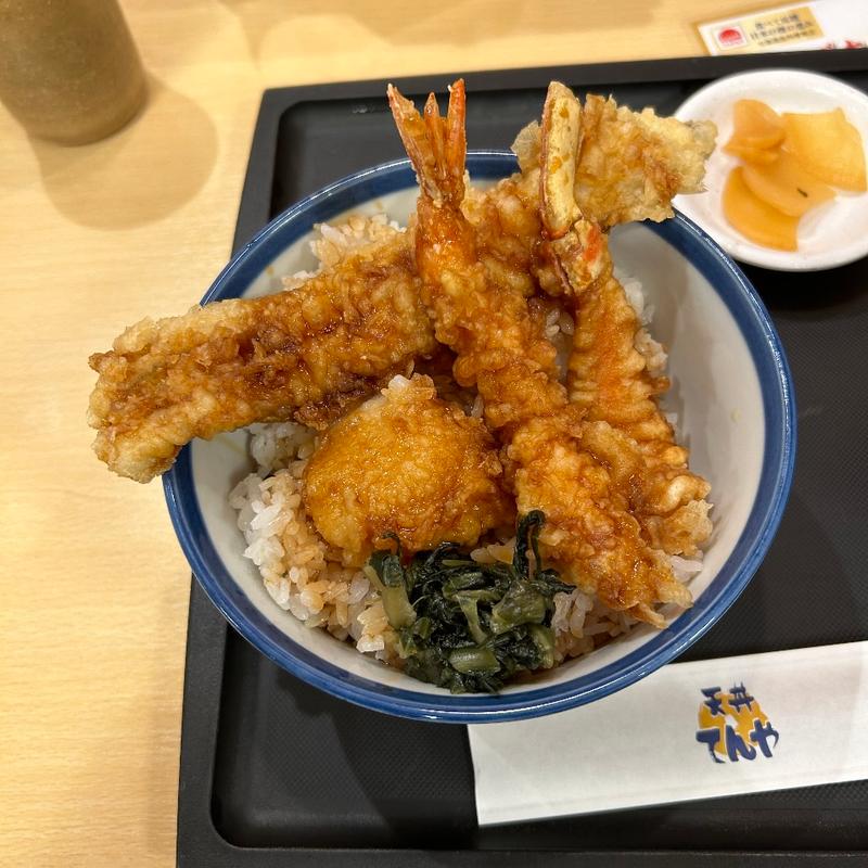 冬のごちそう天丼(天丼てんや ビーンズ赤羽店)