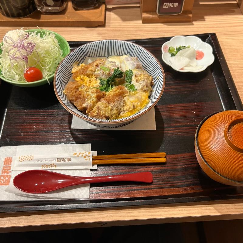 ヒレカツ丼(和幸 伊勢丹会館新宿店)