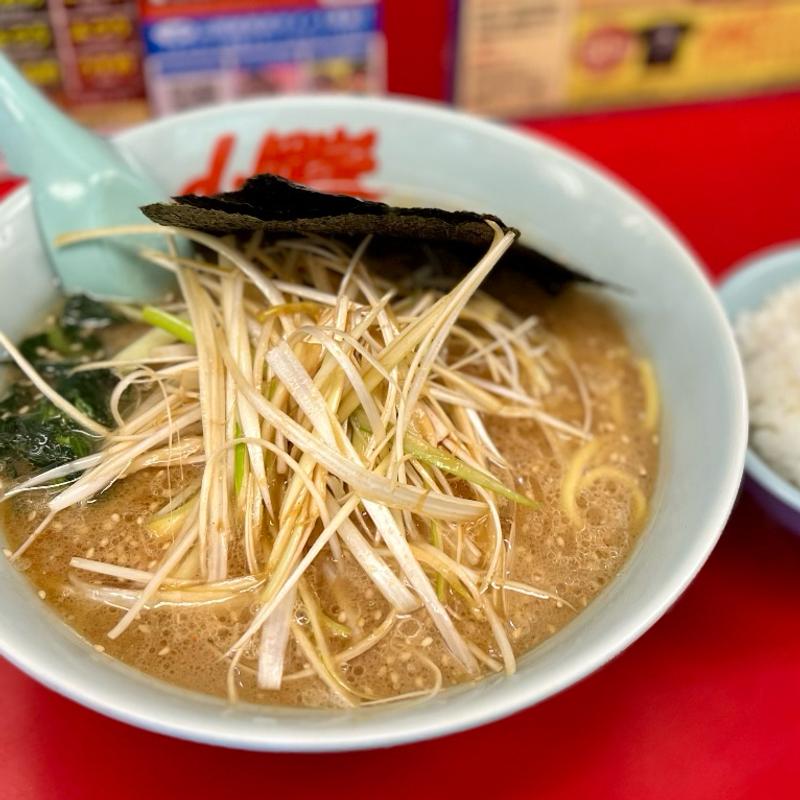 味噌ラーメン＋白髪ねぎ(ラーメン山岡家 南2条店)