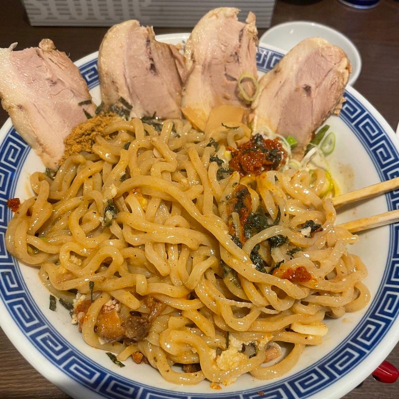 全のせからみそラーメン大盛り(からみそラーメン ふくろう いなべ店)