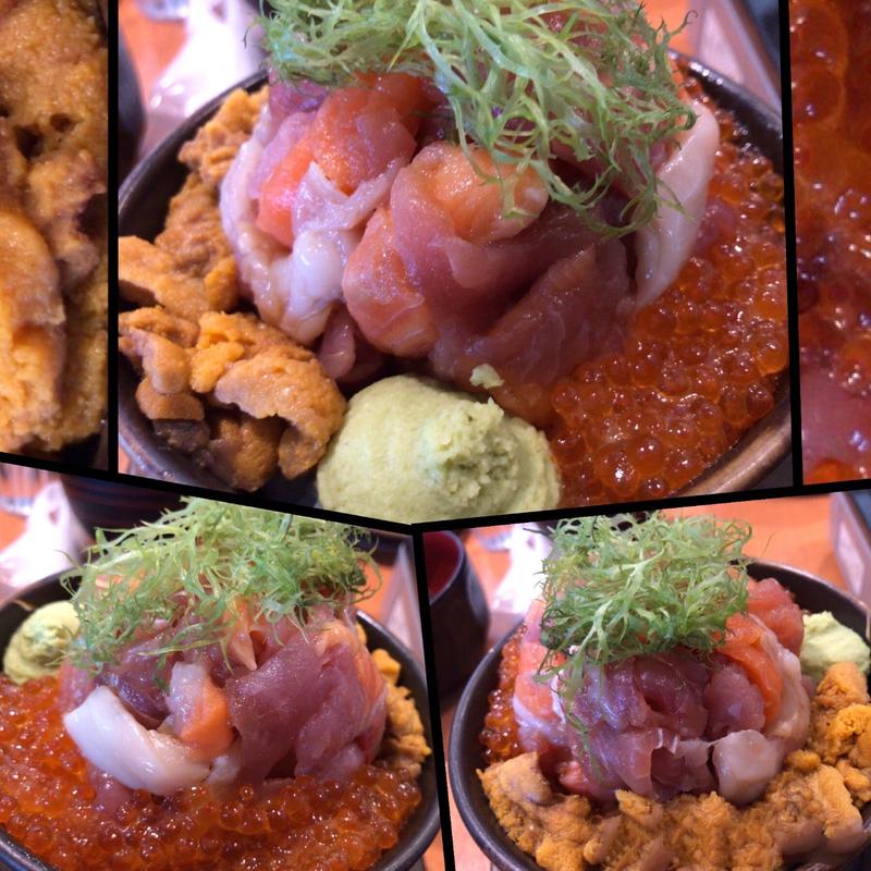 漁師の漬け丼デラックス(伊豆高原ビール 伊東マリンタウン店 （イズコウゲンビール）)