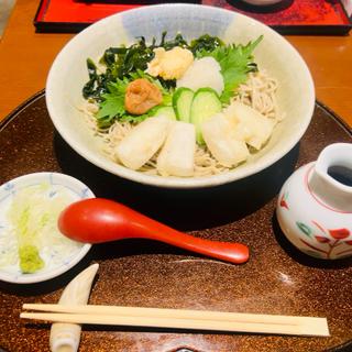 梅ちらし蕎麦(そば香露庵)