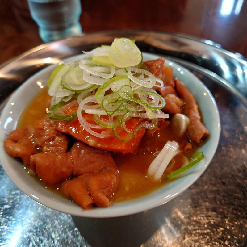 もつ煮定食(大盛)(もつ煮の店 マボロシ)